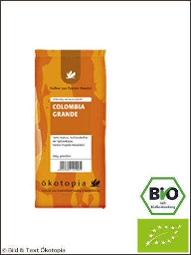 Bio Colombia Grande, 250 g gemahlen