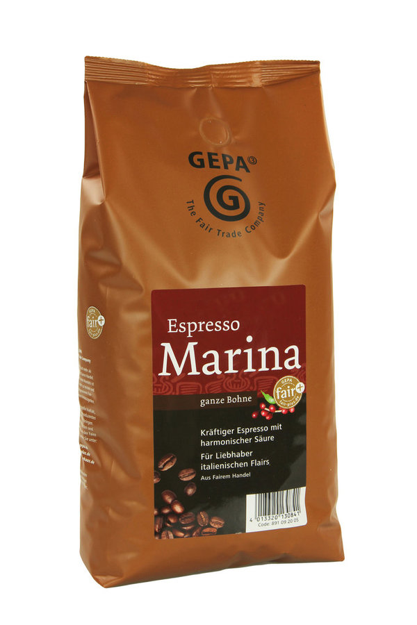 Marina - Espresso, Gastronomiekaffee, 1000 g Bohne