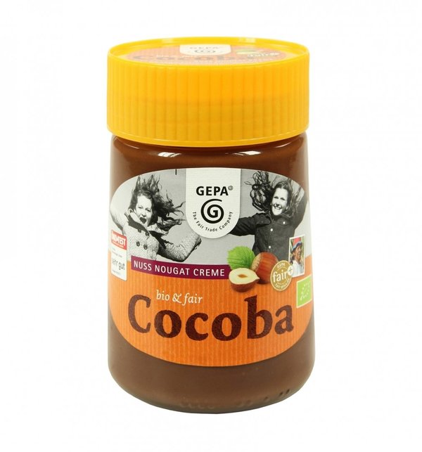 Cocoba Nuss-Nougat Crème, bio & fair, 400 g